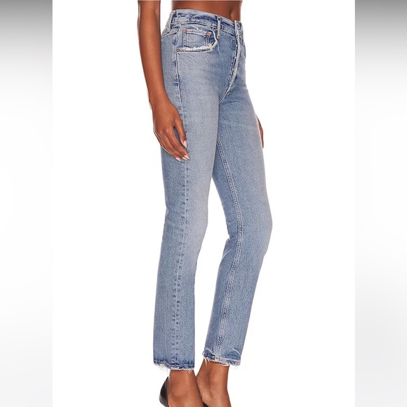 AGOLDE Riley Long Straight denim NEW WITH TAGS 24 - Picture 1 of 11
